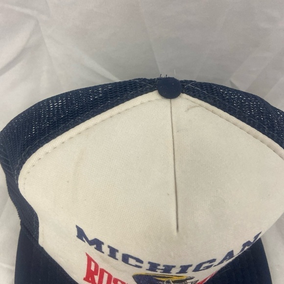 Vintage 1990 USC Michigan Wolverines Rose Bowl Hat  Snapback Cap Mesh Trucker - Picture 3 of 11